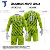 Custom Jungle Pulse Soccer Goalkeeper Jersey Set